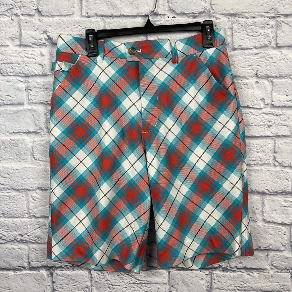 Men’s Royal and Awesome golf shorts